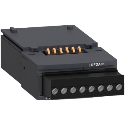 Picture of Function module, TeSys Ultra, 1NC, 24 to 240VDC, Front side, thermal overload signalling