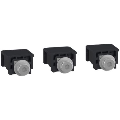 Picture of Compression lugs and busbar connectors, ComPacT NSXm, captive nuts and M6 screws, 160A max, set of 3 parts