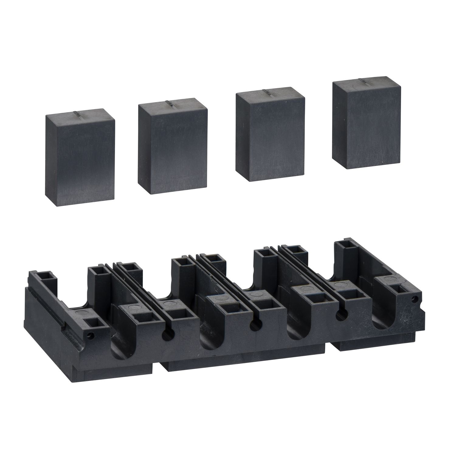 Picture of connection adapter for plug in base, ComPact NSX100/160/250, 4 poles