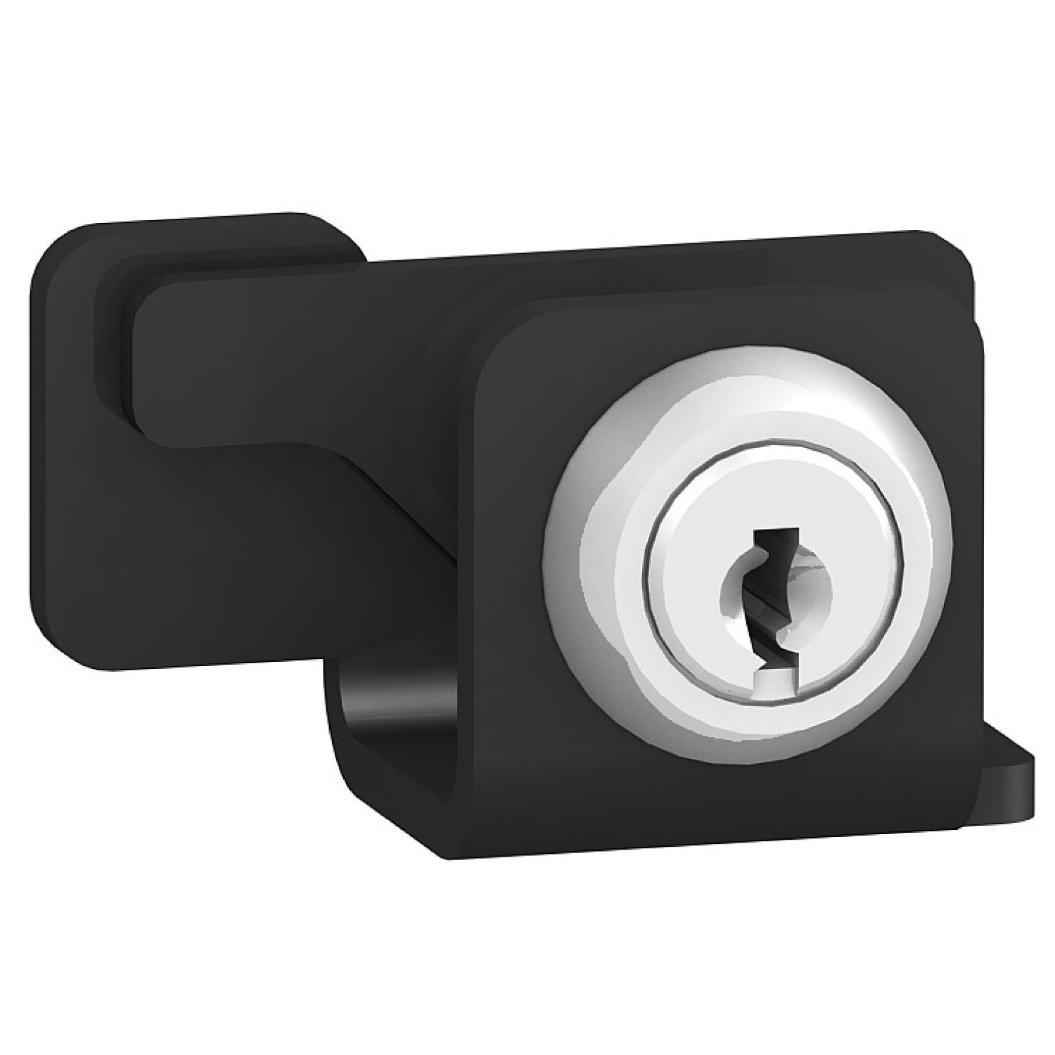 Picture of keylock adapter for motor mechanism locking, ComPact NSX100/160/250, Ronis keylock included