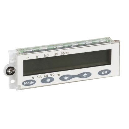 Picture of LCD display module for MicroLogic 5 trip unit, ComPact NSX, 1 spare part