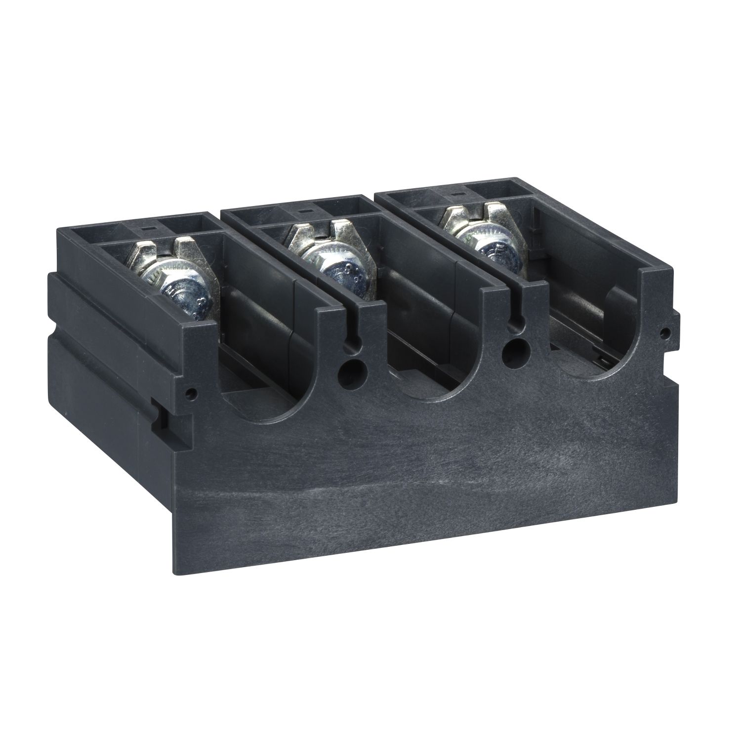 Picture of One piece spreader, ComPacT NSX 100/160/250, 35mm to 45mm pitch, flat connection, 3 poles