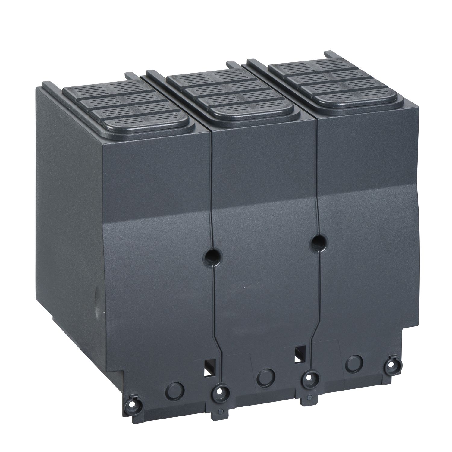 Picture of Long terminal shield for spreaders, ComPacT NSX400/630, pitch 52.5mm, IP40, 3 poles