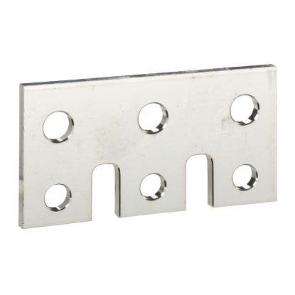 Picture of connection plate with heatsink, ComPact NSX100DC to NSX250DC, parallel connection of 2 poles, set of 2 parts