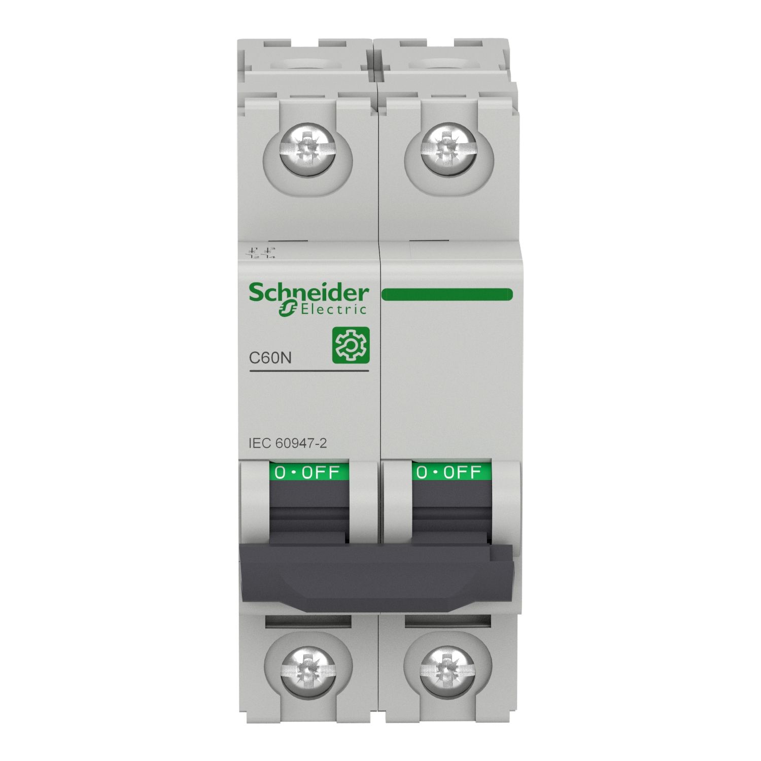 Picture of Miniature circuit breaker (MCB), Multi9 C60N, 2P, 20A, C curve, 10kA (IEC/EN 60947-2)