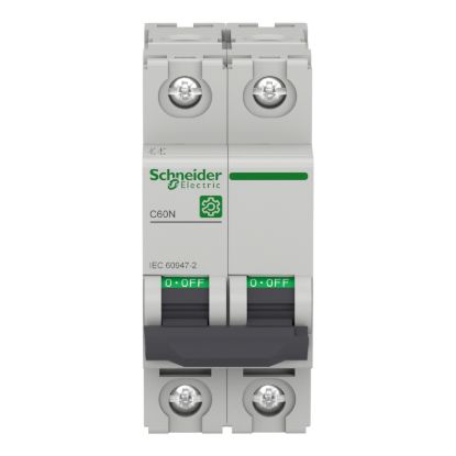 Picture of Miniature circuit breaker (MCB), Multi9 C60N, 2P, 50A, C curve, 10kA (IEC/EN 60947-2)