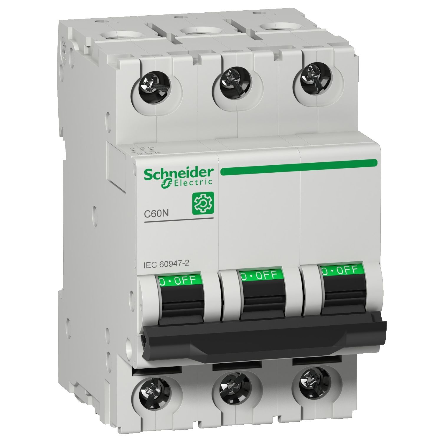 Picture of Miniature circuit breaker (MCB), Multi9 C60N, 3P, 50A, C curve, 10kA (IEC/EN 60947-2)