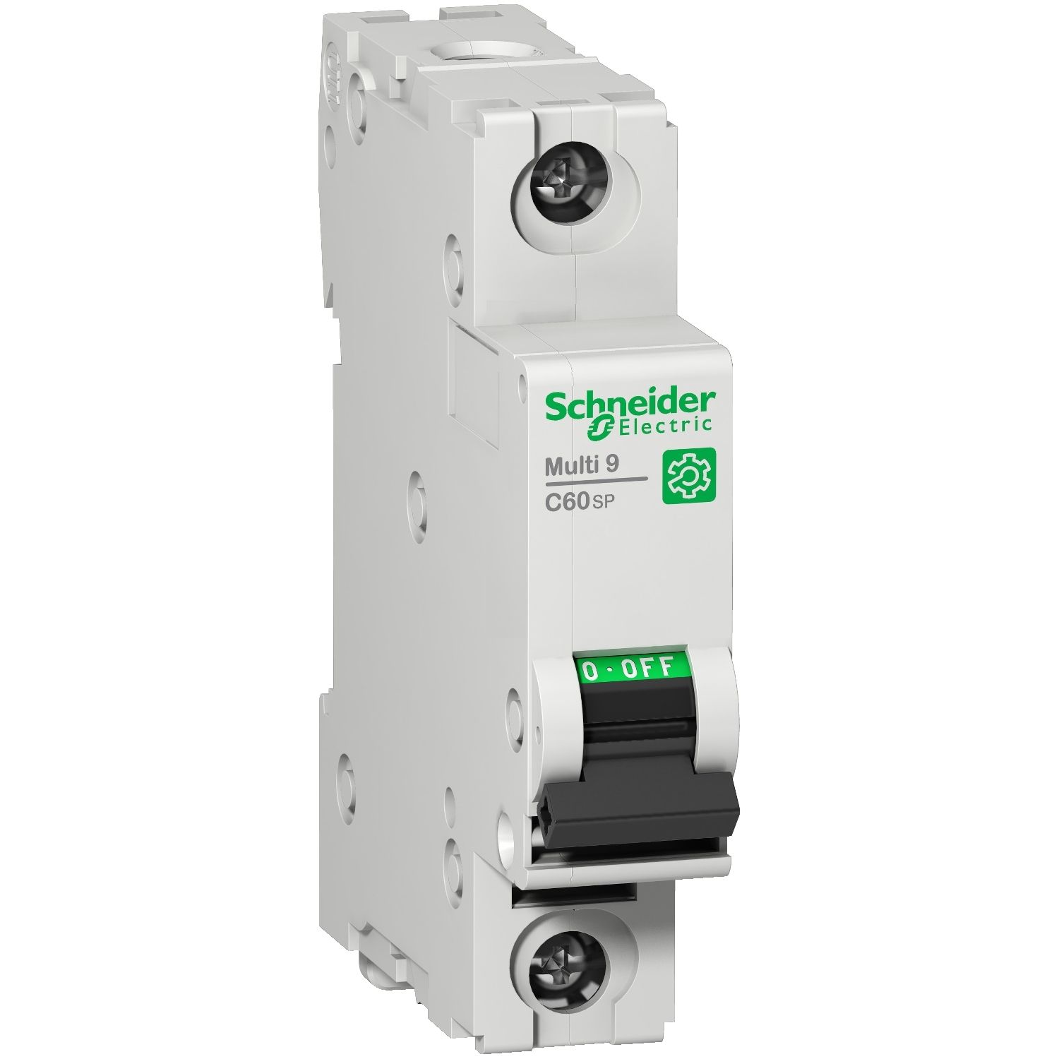 Picture of Miniature circuit breaker (MCB), Multi9 C60SP, 1P, 10A, D curve, 10kA (UL1077), 10kA (IEC/EN 60947-2)