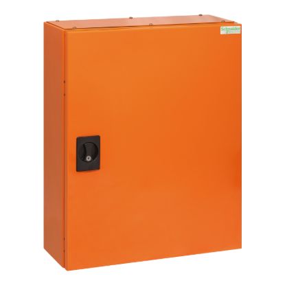 Picture of MB Isobar standard distribution board, Acti9, 24 poles, 160A main switch, 18mm, IP44, orange