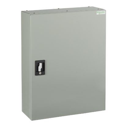Picture of MB Isobar standard distribution board, Acti9, 24 poles, 250A main switch, 18mm, IP44, grey