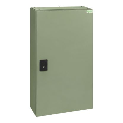 Picture of MB Isobar standard distribution board, Acti9, 48 poles, 250A main switch, 18mm, IP44, grey
