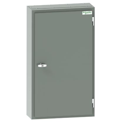 Picture of MD Isobar standard distribution board, Acti9, 36 poles, 160A main switch, 18mm, IP56, grey
