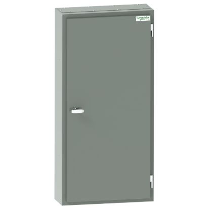 Picture of MD Isobar standard distribution board, Acti9, 54 poles, 250A main switch, 18mm, IP56, grey