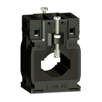 Picture of Current transformer tropicalised, PowerLogic, DIN mount 250 5 cables d. 27 - bars 10x32 15x25