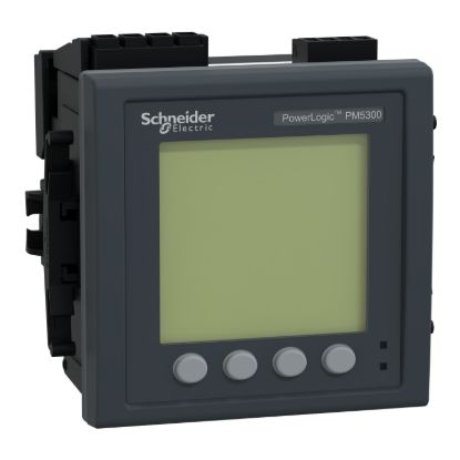 Picture of power meter PowerLogic PM5330, modbus, up to 31st Harmonic, 256KB 2DI/2DO 35 alarms