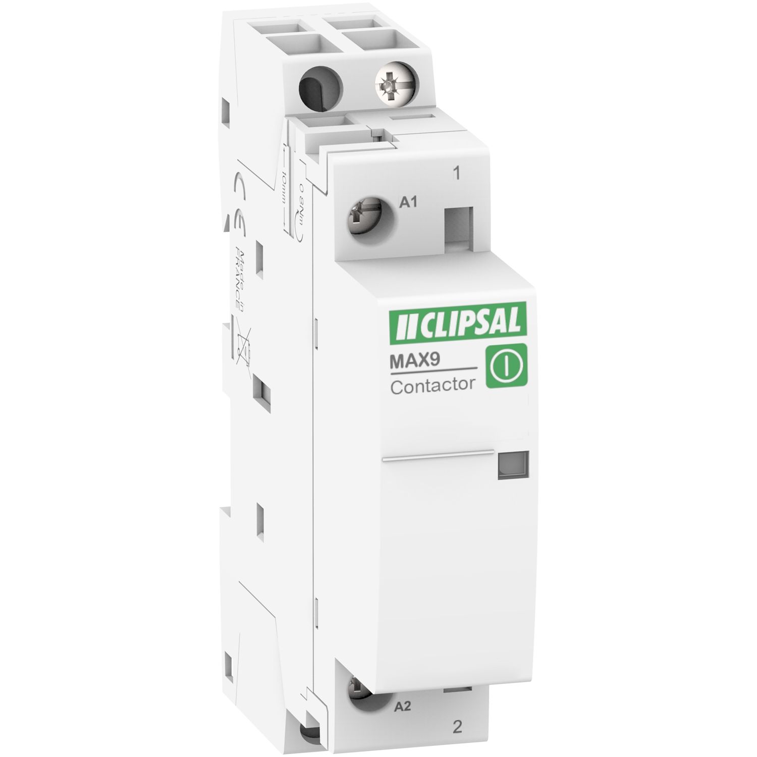 Picture of Contactor, MAX9, 1 NO, 25A, Ue=240VAC, Uc=240VAC, 1 Module