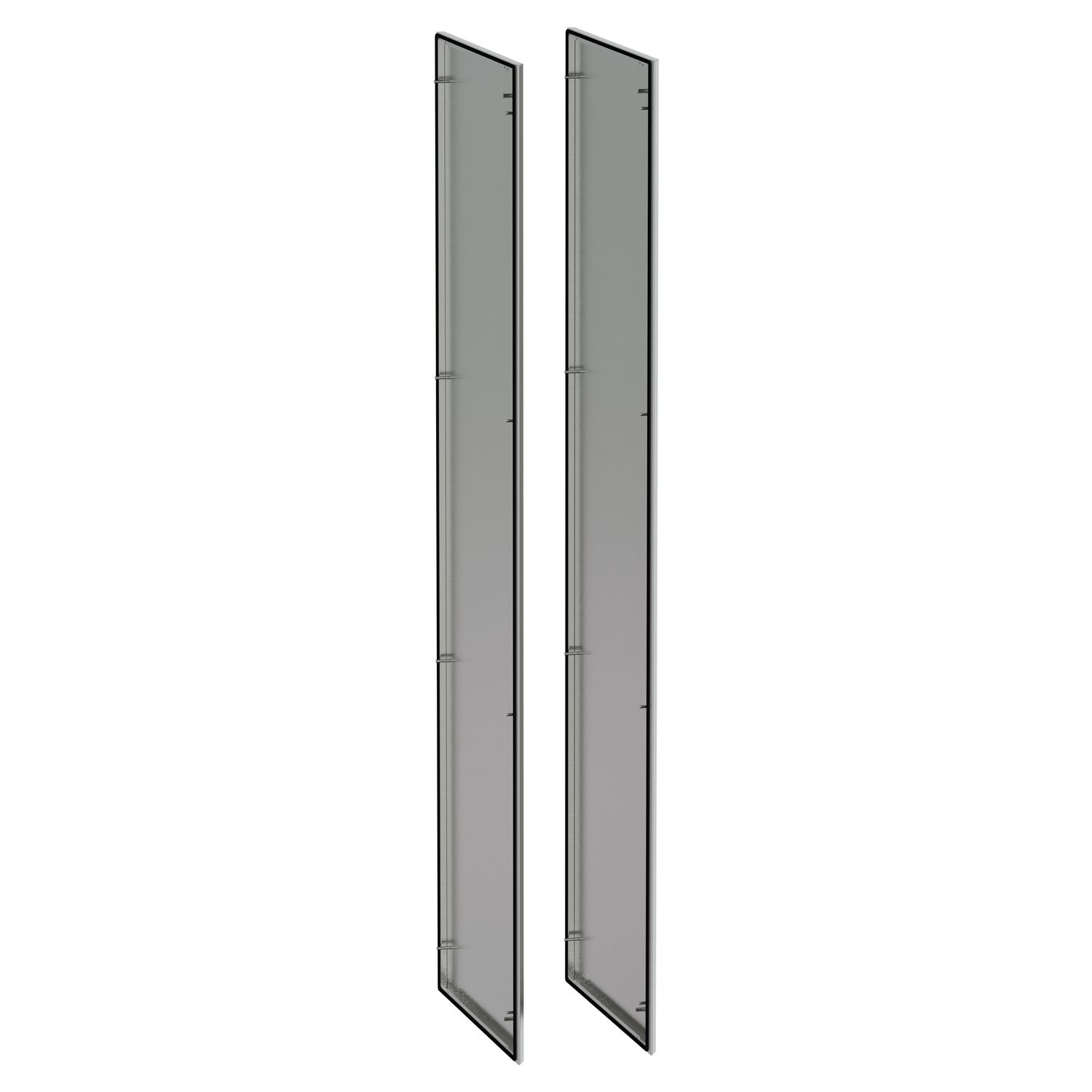 Picture of 2 side panels stainless 304L, Scotch Brite® finish, for SFX H2000xD600mm
