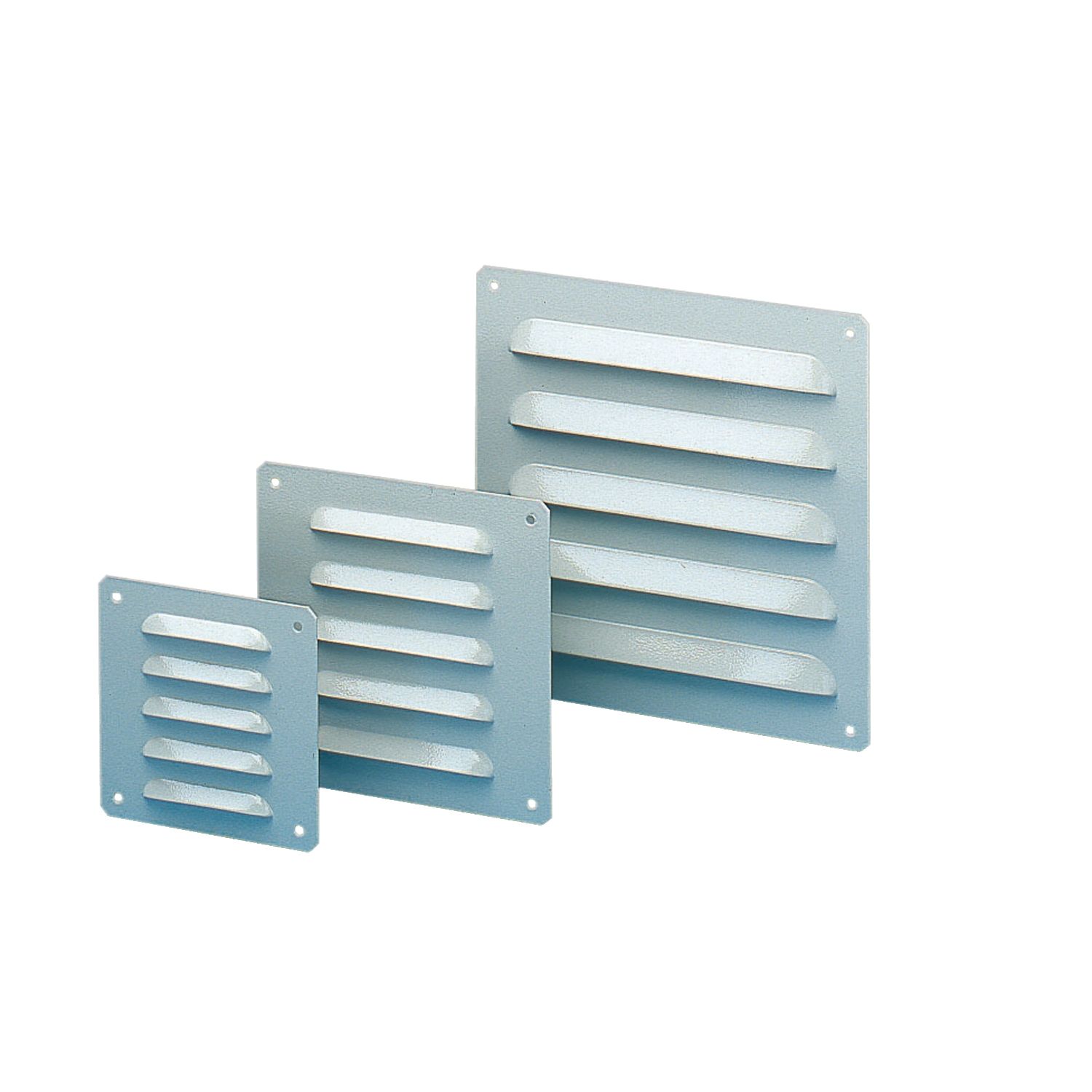 Picture of Metal outlet grille, ClimaSys, cut-out 104x80mm ext dim 120x120mm IP23