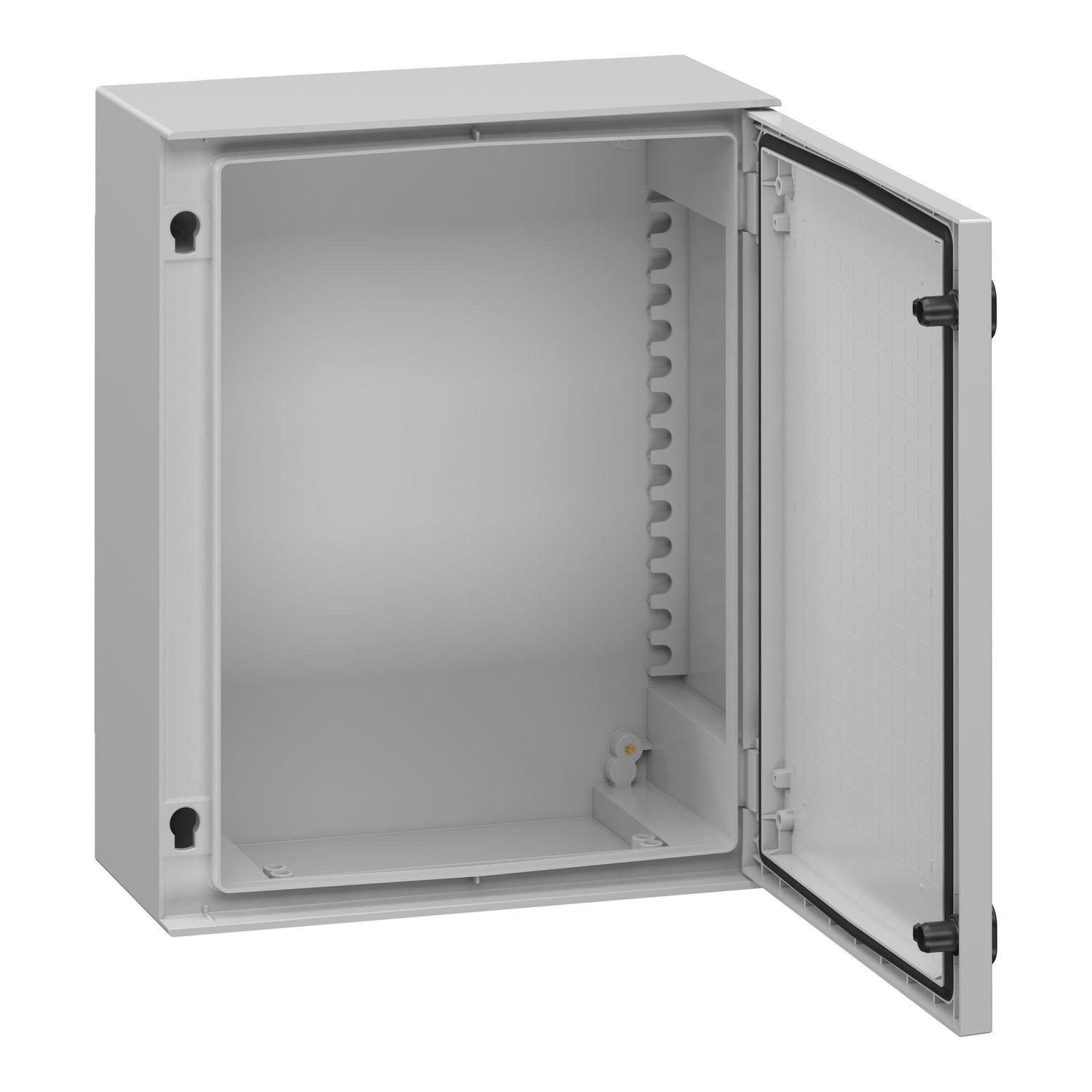 Picture of Wall mounted polyester enclosure, Thalassa, Thalassa PLM, plain door, 530x430x200mm, IP66, IK10, RAL 7035