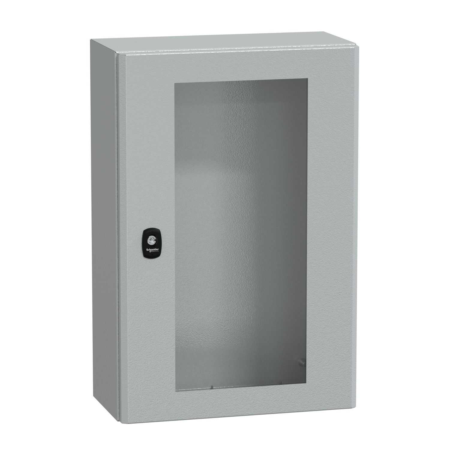Picture of Wall mounted steel enclosure, PanelSeT S3D, transparent door, without mounting plate, 600x400x200mm, IP66, IK08