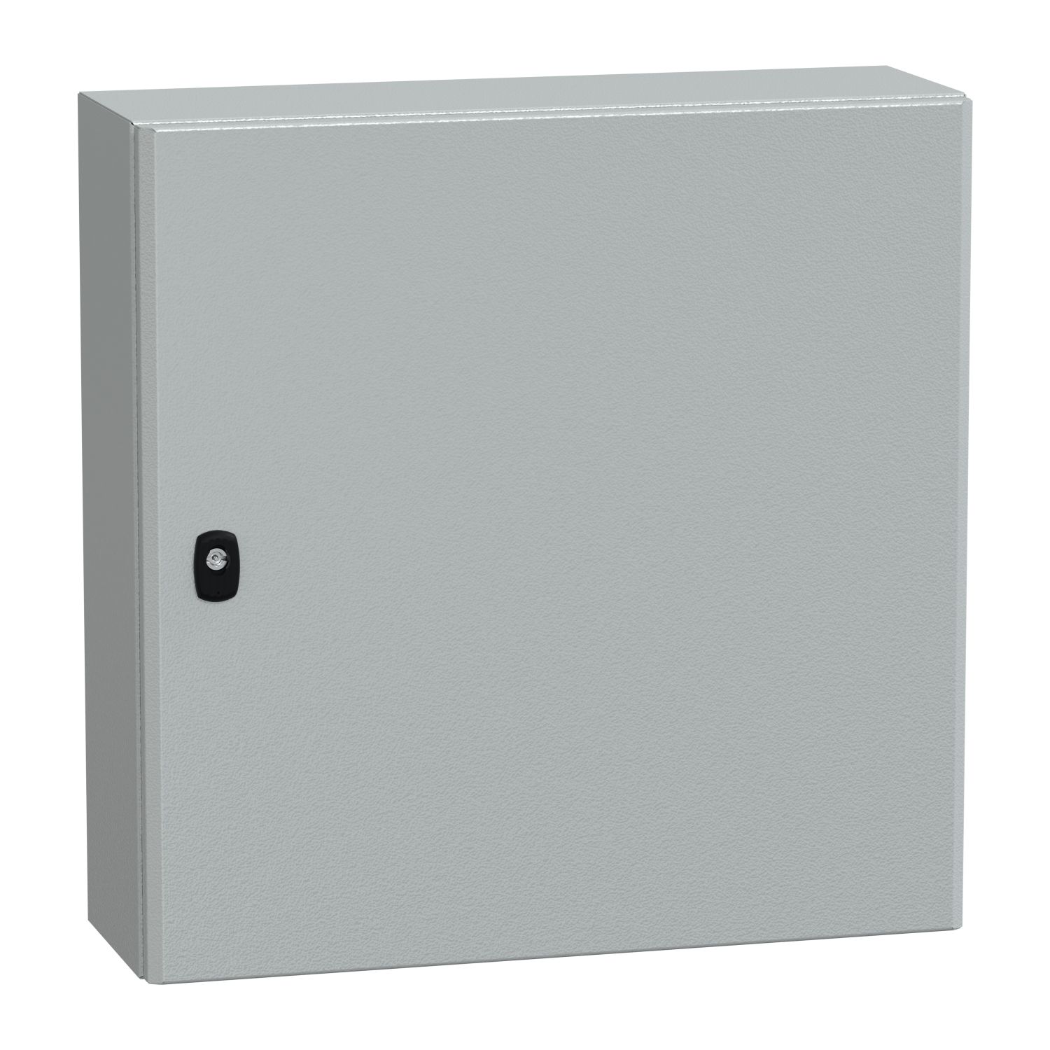 Picture of Wall mounted steel enclosure, Spacial S3D, plain door, with mounting plate, 600x600x200mm, IP66, IK10