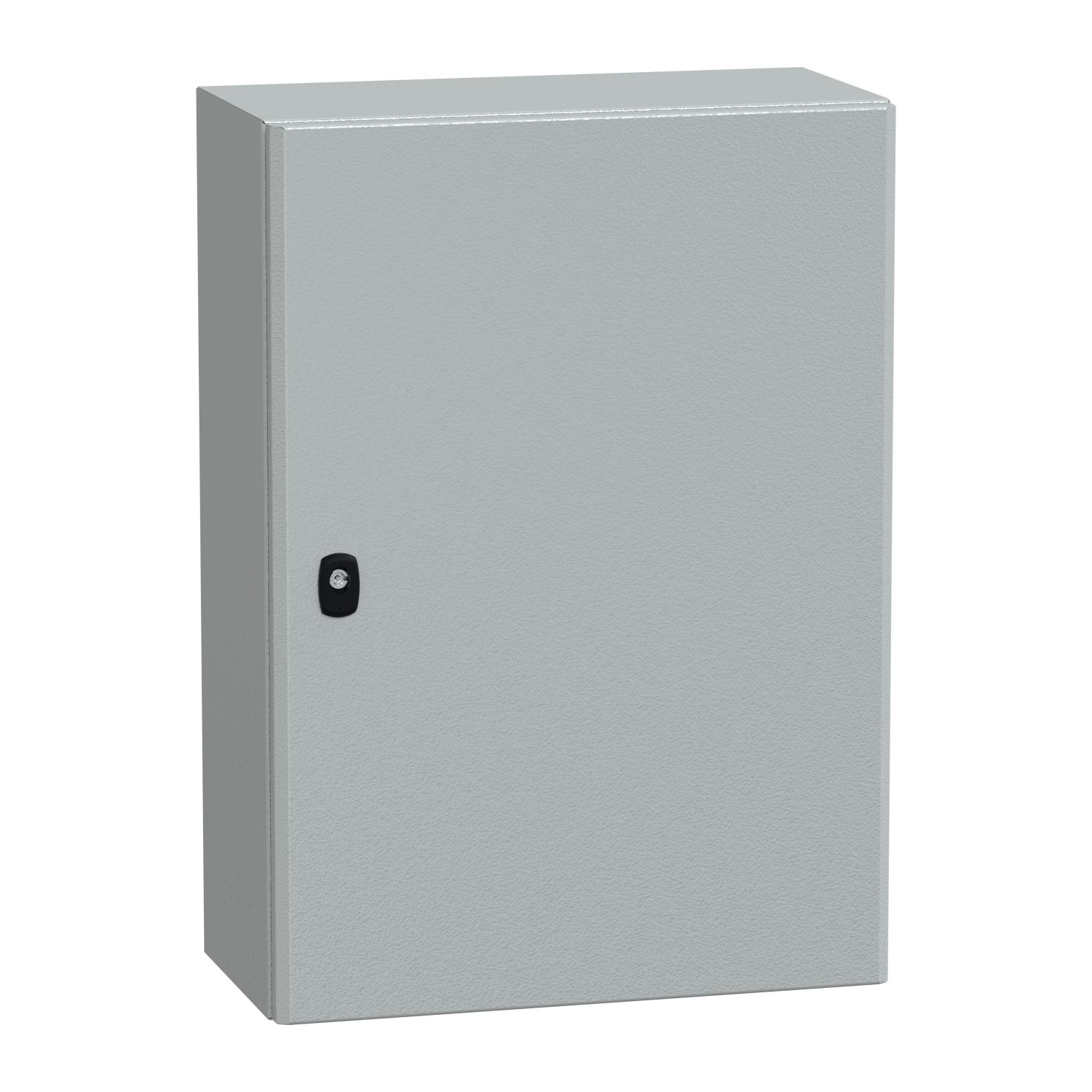 Picture of Wall mounted steel enclosure, Spacial S3D, plain door, with mounting plate, 700x500x250mm, IP66, IK10