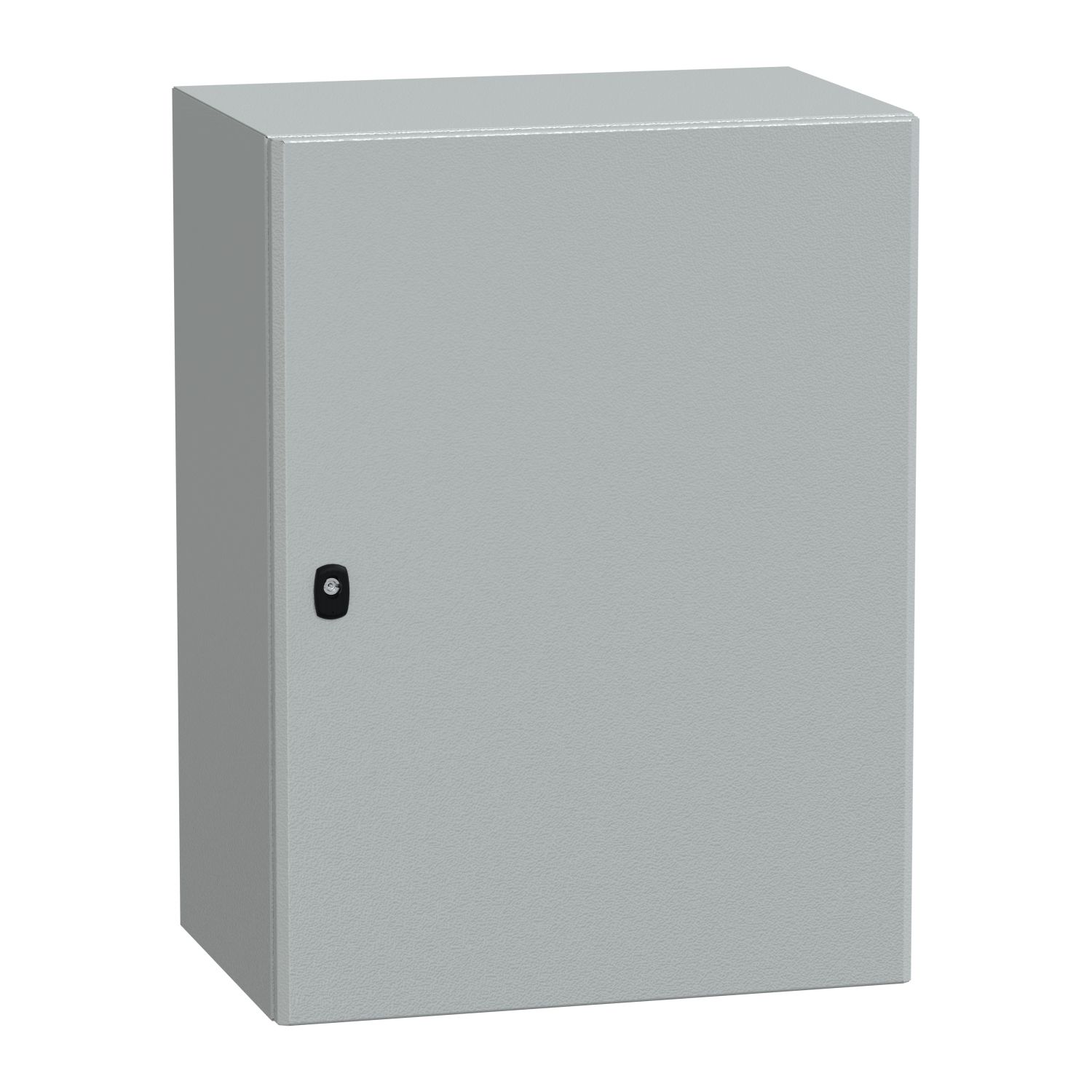 Picture of Wall mounted steel enclosure, Spacial S3D, plain door, with mounting plate, 800x600x400mm, IP66, IK10