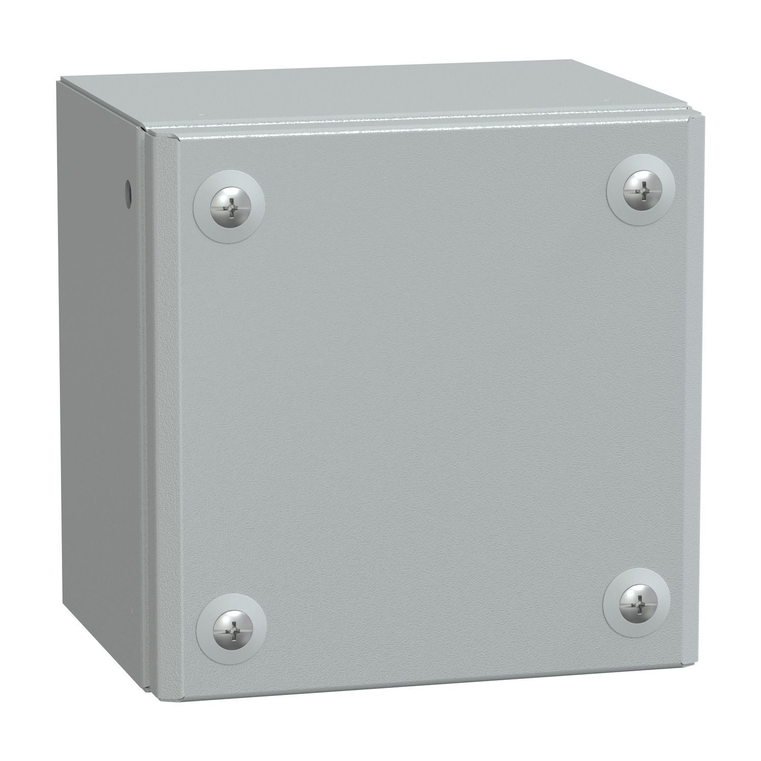 Picture of Metal industrial box plain door, Spacial SBM, H150xW150xD120 IP66 IK10 RAL 7035