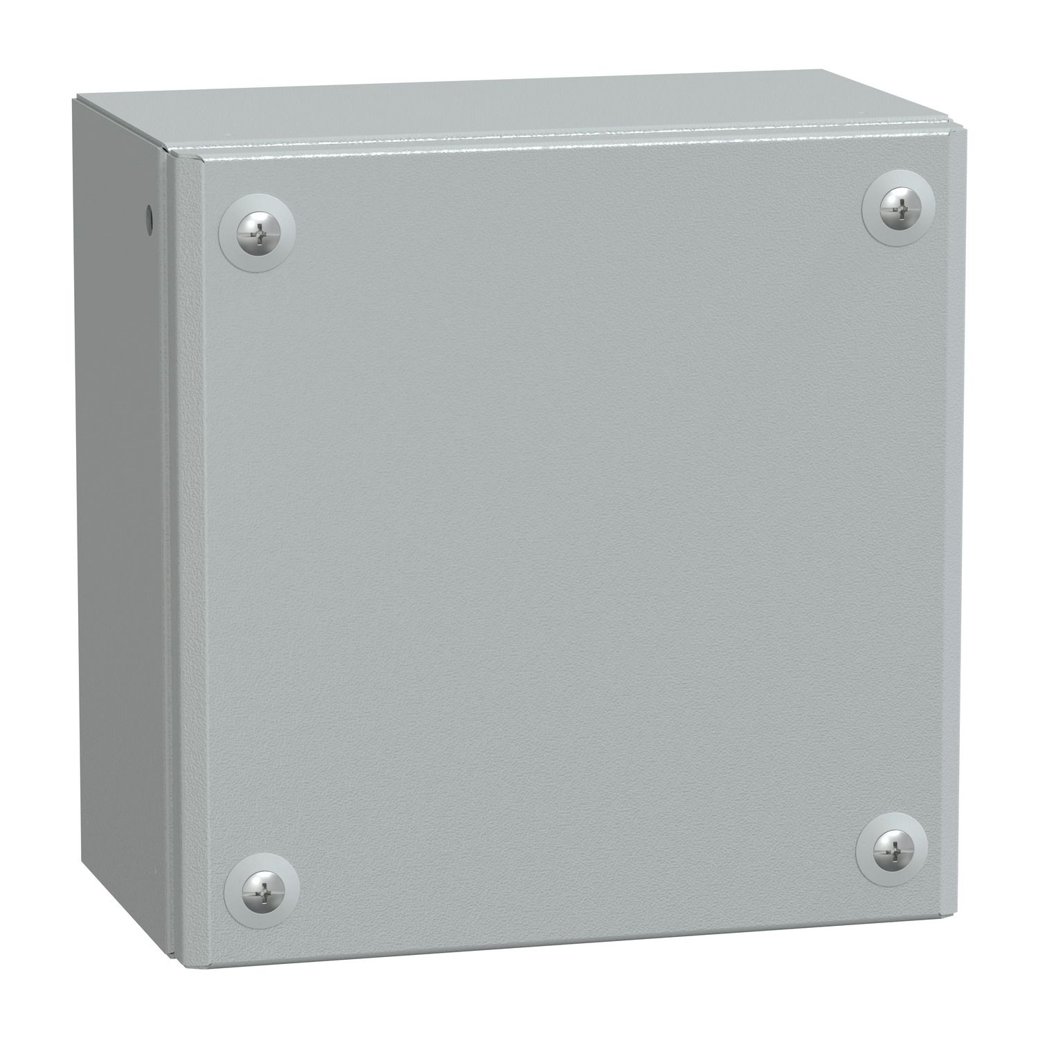 Picture of Metal industrial box plain door, Spacial SBM, H200xW200xD120 IP66 IK10 RAL 7035