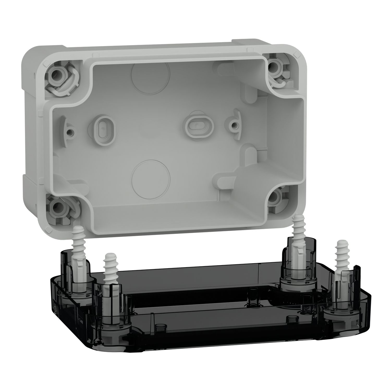 Picture of PC box, Thalassa, IP66 IK08 RAL7035 Int.H125W80D65 Ext.H138W93D72 Transp.cover H20