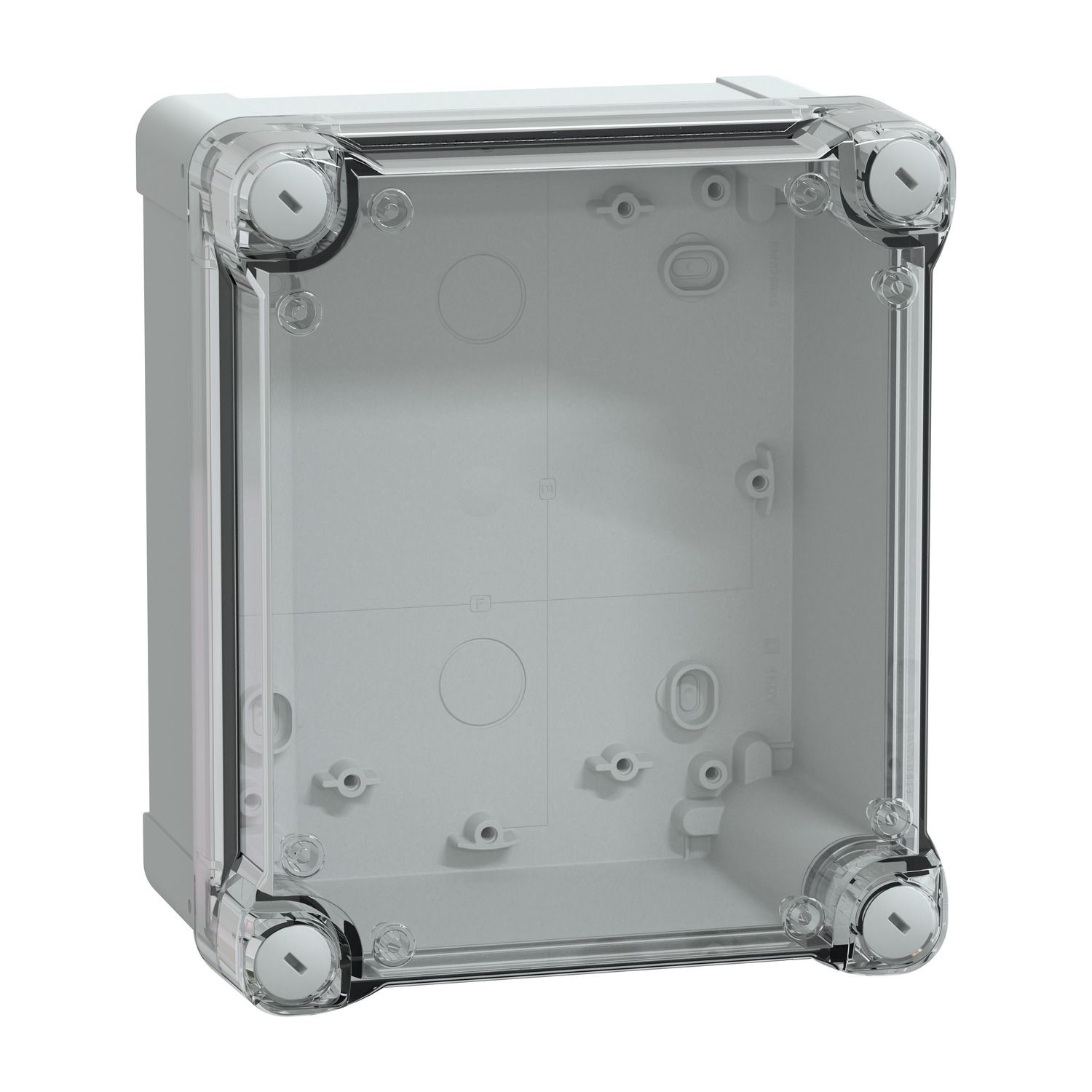 Picture of PC box, Thalassa, IP66 IK08 RAL7035 Int.H175W150D100 Ext.H193W164D105 Transp.cover H40