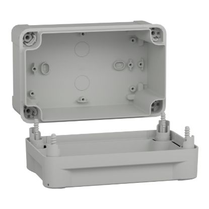 Picture of ABS box, Thalassa, IP66 IK07 RAL7035 Int.H175W105D100 Ext.H192W121D105 Opaque cover H40