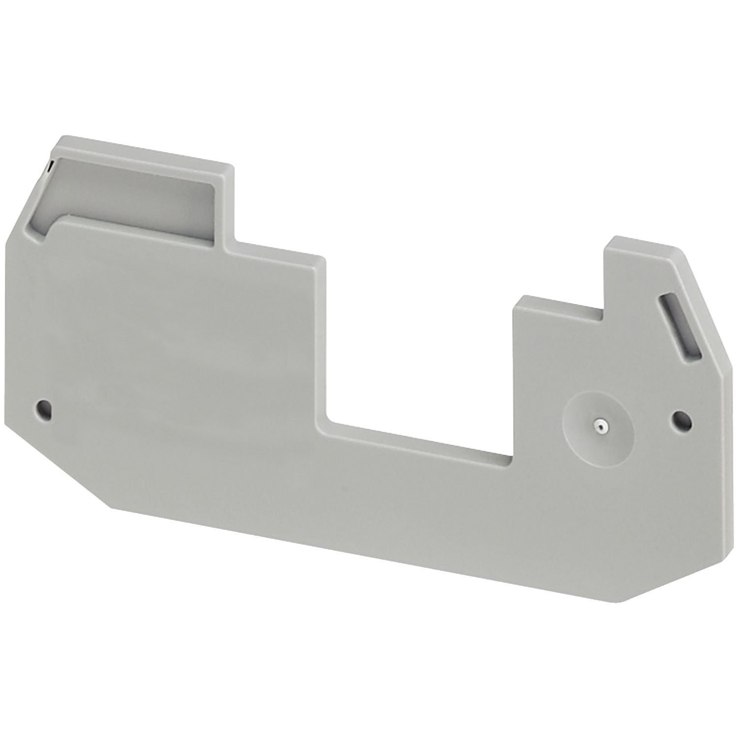 Picture of Partial Cover plate, Linergy TR, 2 level, 4 points, for screw terminals NSYTRV24D, NSYTR, grey, Set of 50