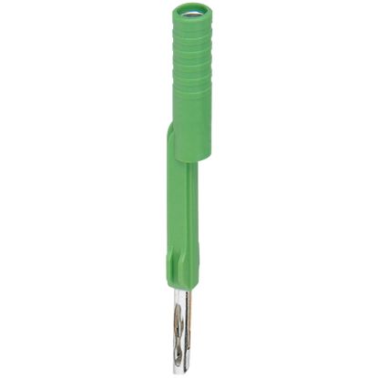 Picture of Test adapter, Linergy TR, for 4mm safety test plug, lockable, green for NSYTRV62TT
