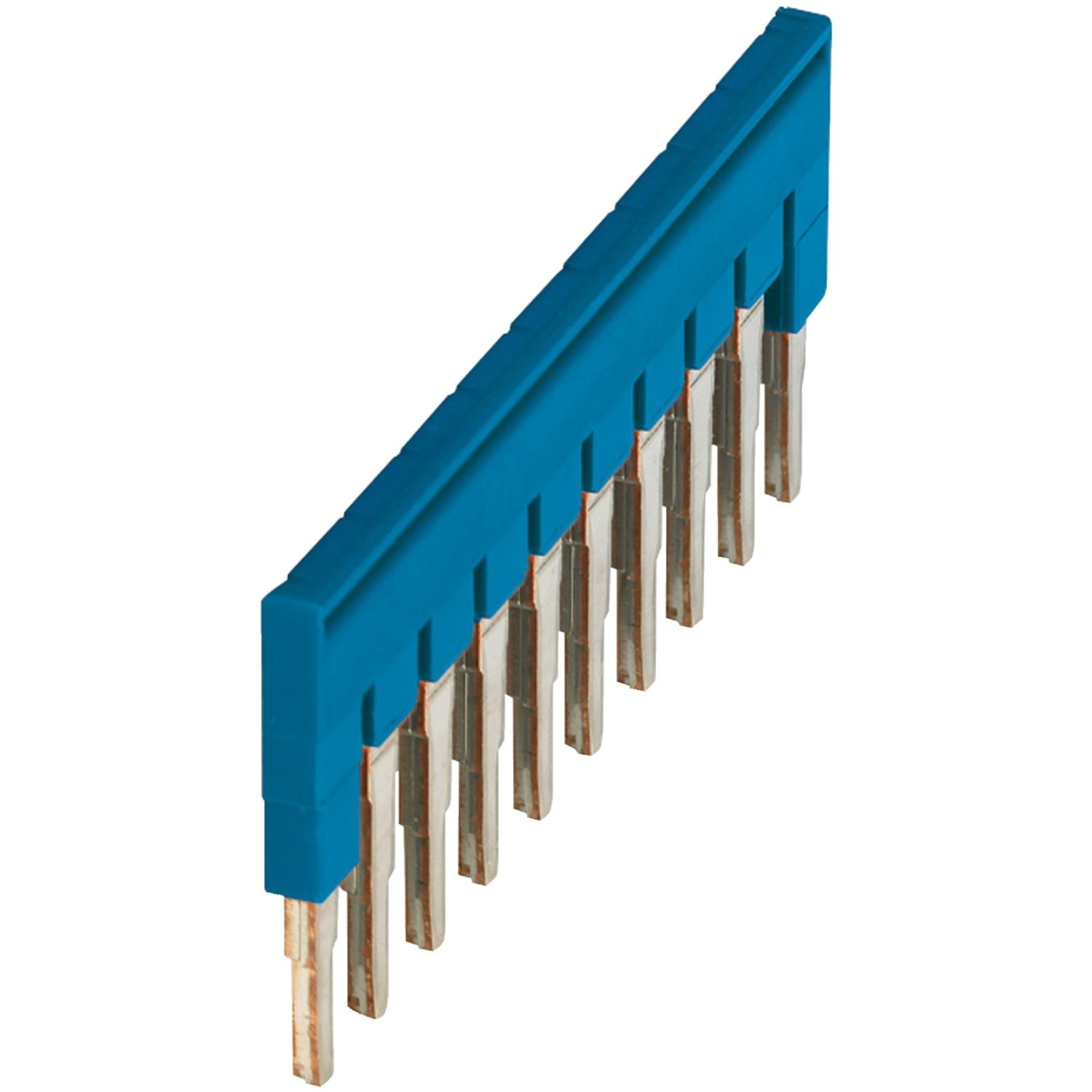 Picture of Plug-in bridge, Linergy TR, 10 points, for 4mmÂ² terminal blocks, blue, 10 way, set of 10