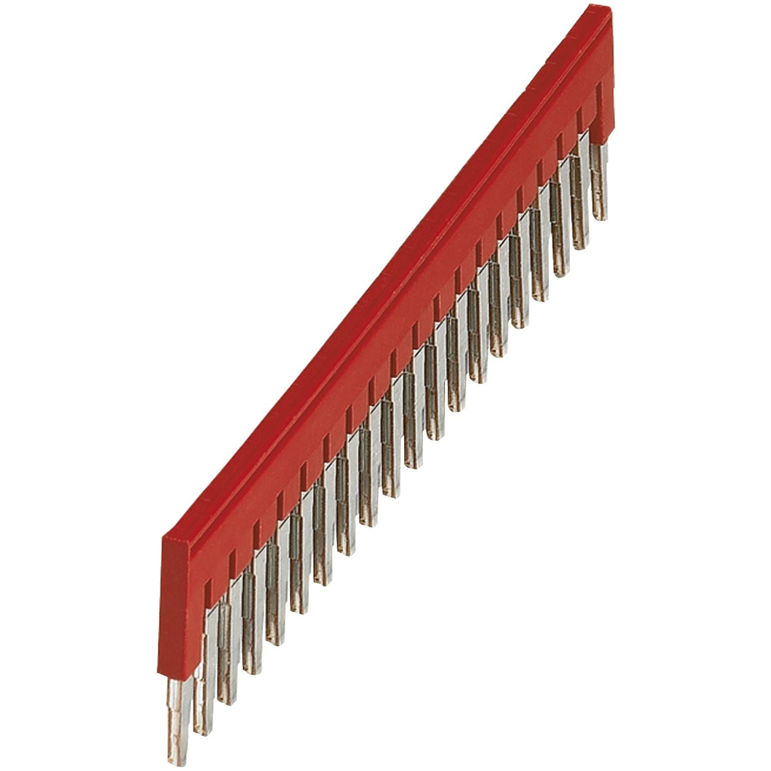 Picture of Plug-in bridge, Linergy, Linergy TR, 20 points, for 4mm² terminal blocks, red, 20 way, set of 10