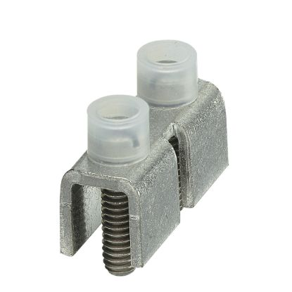 Picture of Plug-in bridge, Linergy TR, 2 points, for screw terminal NSYTRV502, 2 way, red, set of 10