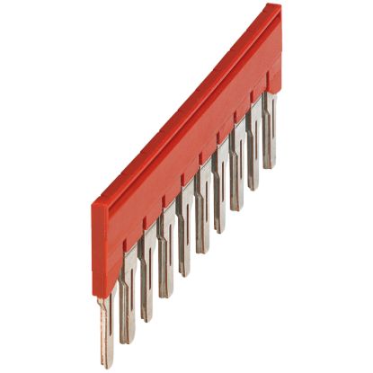 Picture of Plug-in bridge, Linergy, Linergy TR, 10 points for 6mm² terminal blocks, red, 10 way, set of 10
