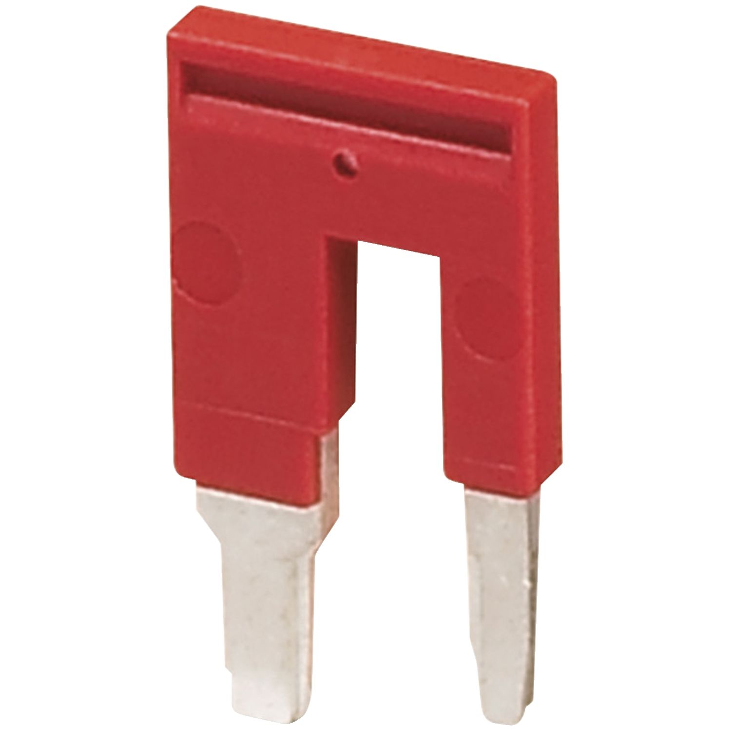 Picture of Reduction bridge screw to spring, Linergy TR terminals blocks, for conecting 16mmÂ² screw to 2.5/4mmÂ² spring terminal, red