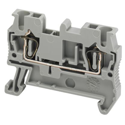 Picture of Terminal block, Linergy, Linergy TR, spring type, feed through, 2 points, 2.5mm², grey