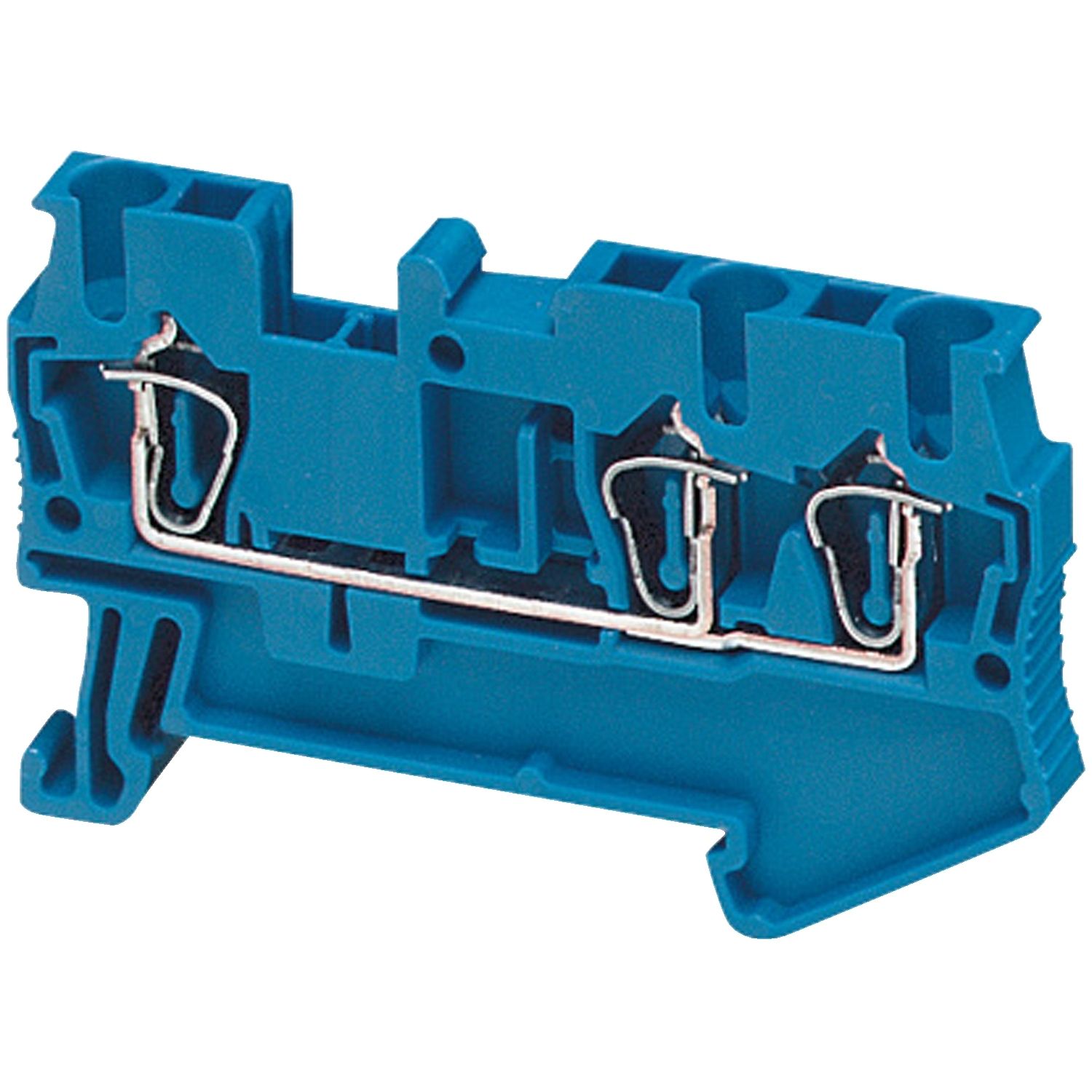 Picture of Terminal block, Linergy TR, spring type, feed through, 3 points, 2.5mm², blue, set of 50