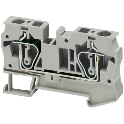 Picture of Terminal block, Linergy, Linergy TR, spring type, feed through, 2 points, 6mm², grey, set of 50