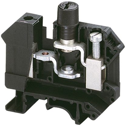 Picture of Screw Terminal, Linergy, Fused, Screw Cap, for 5X20mm Cartridge Fuse, 2PTS, 10