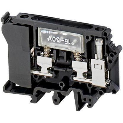 Picture of Screw Terminal, Linergy, Fused for 6.3X32mm Fuse, with Light Indicator 12-30V