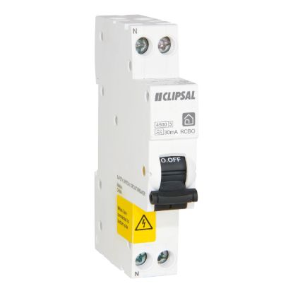 Picture of RCBO SLIM, Clipsal Resi MAX, 1PN 32A C curve 30mA Type A 4500A