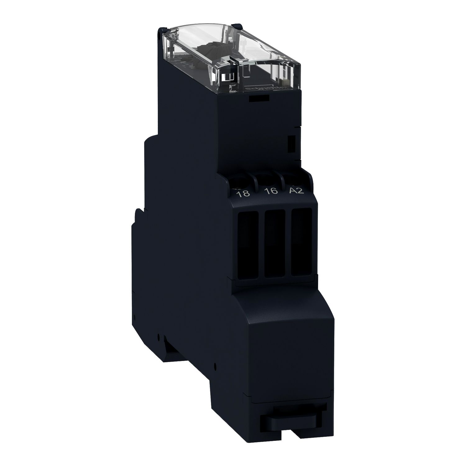 Picture of Modular timing relay, Harmony Timer Relays, 8A, 1CO, 1s..100h, off delay, 24V DC 24...240V AC DC