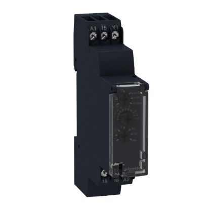 Picture of Modular timing relay, Harmony Timer Relays, 8 A, 1 CO, 1 s..100 h, multifunction, 24 V DC / 24...240 V AC/DC