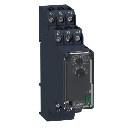 Picture of dual function relay, Harmony Timer Relays, 8A, 1CO, 0.05sâ€¦300h, screw connectors, 24...240V AC DC