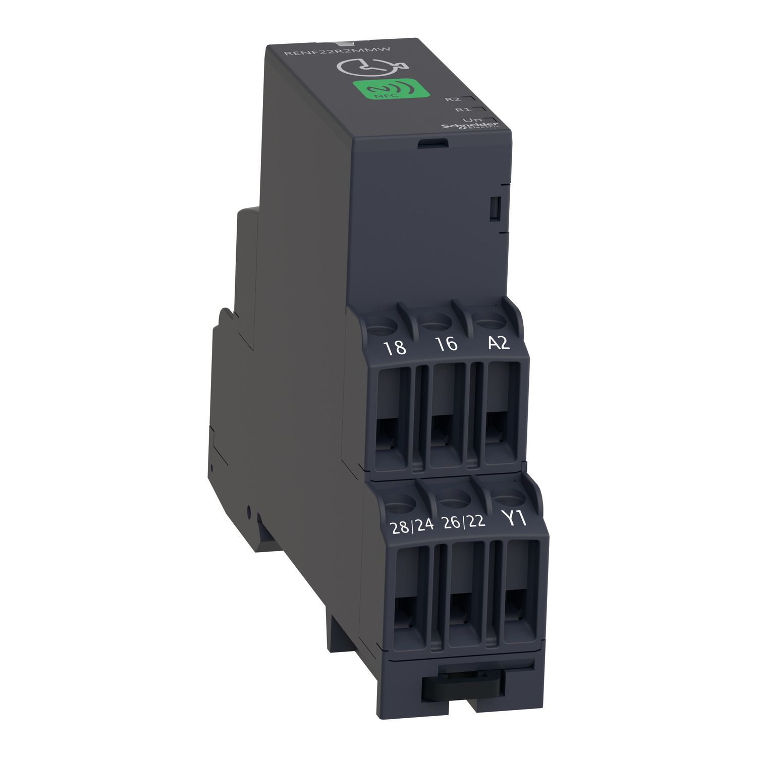 Picture of multifunction relay, Harmony Timer Relays, 8A, 2CO, 0.05s to 999h asymmetrical on delay and off delay 24 to 240V AC DC