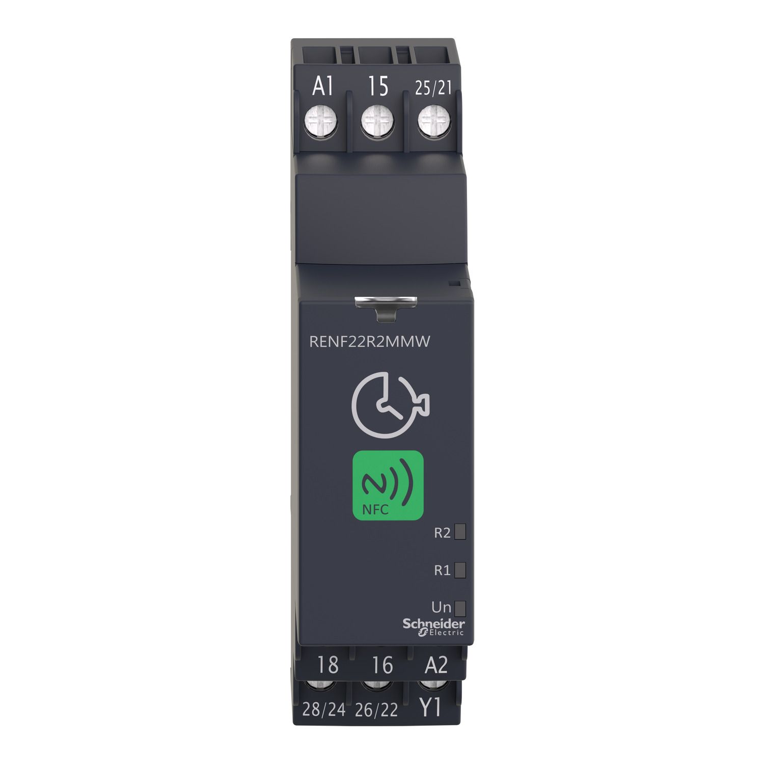 Picture of multifunction relay, Harmony Timer Relays, 8A, 2CO, 0.05s to 999h asymmetrical on delay and off delay 24 to 240V AC DC